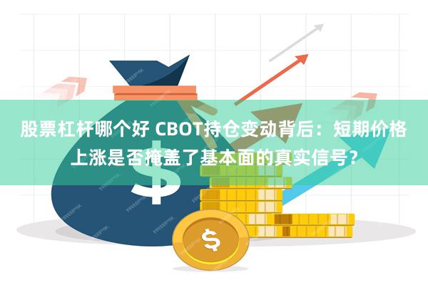 股票杠杆哪个好 CBOT持仓变动背后：短期价格上涨是否掩盖了基本面的真实信号？